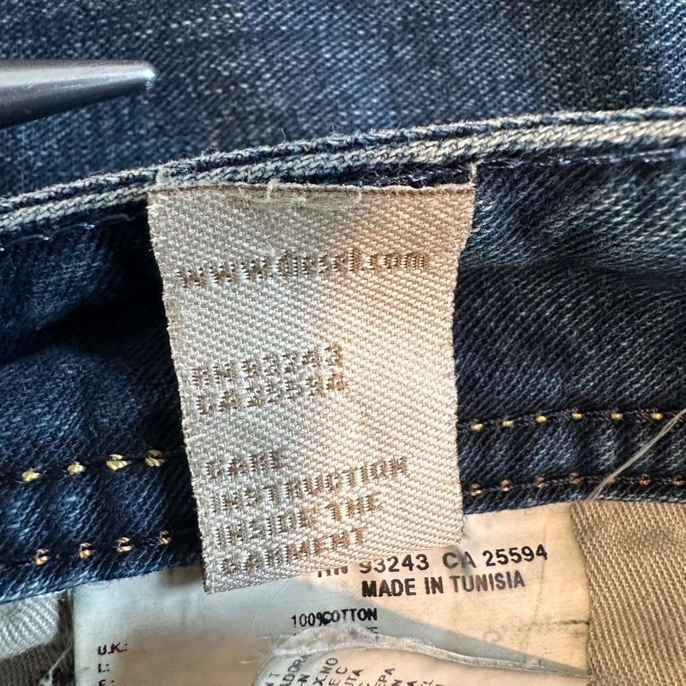 Diesel Industry LARKEE Jeans Workwear Distressed Straight Leg Men's 32x30 - Picture 9 of 15